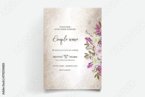 Save the date wedding invitation templates
