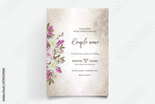 Save the date wedding invitation templates