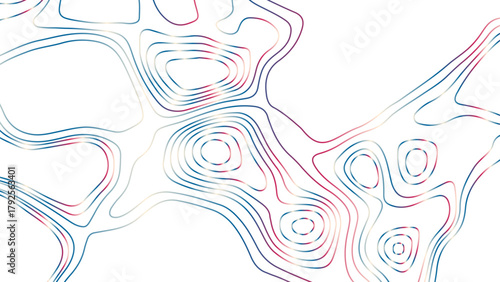 topographic map , abstract height lines vector. topographic map ,vector , abstract height lines on white background