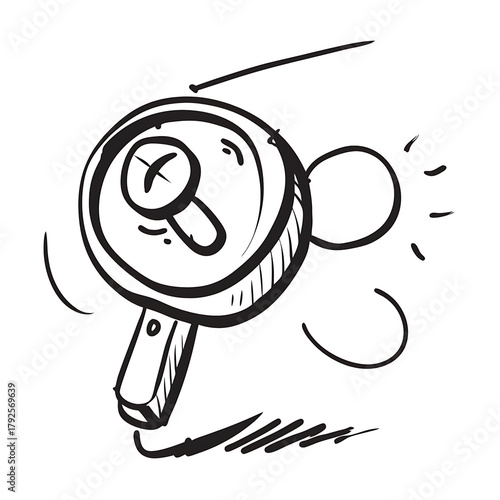 Magnifying Glass Icon Set Search, Zoom, and Analysis Symbols in Color and Black and White
