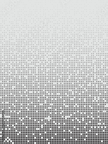 abstract pixel mosaic pattern, a halftone fragment or dispersed dotted pattern