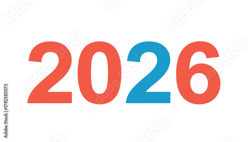 2026 Happy New Year Typography Vector Collection