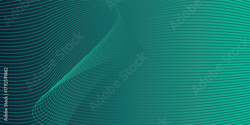 Digital technology speed connect blue green background, cyber nano information, abstract communication.