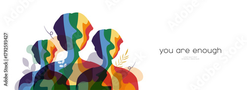 You are enough banner. 