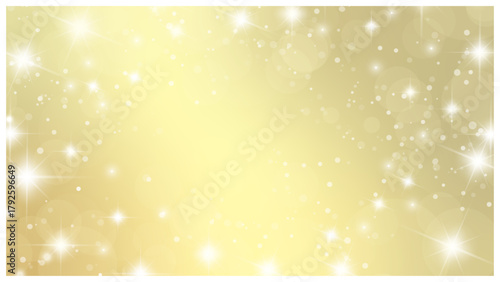 キラキラなメタリックグラデーション背景 ゴールド	
