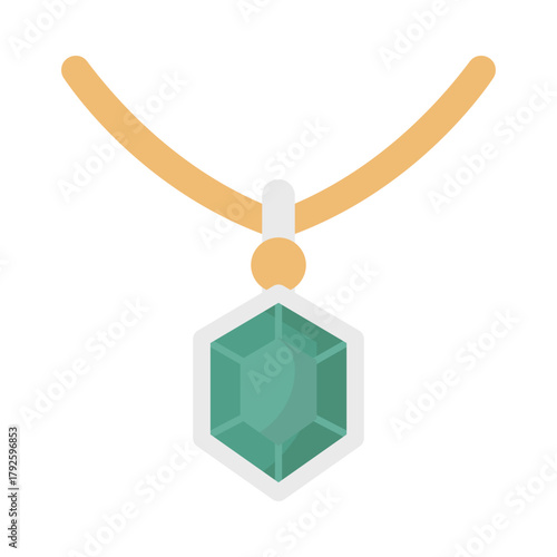 Necklace Vector Icon which can easily modify or edit