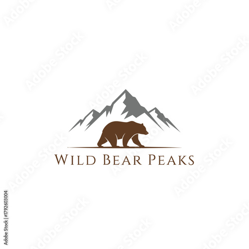 Wild Bear Peaks Mountain Wilderness Adventure Logo