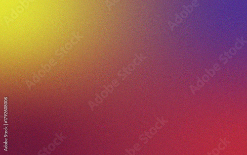 Colorful gradient background with a grainy texture and vibrant hues