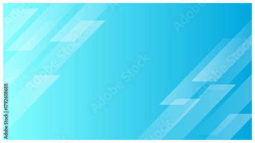 斜め青ラインの幾何学的なグラデーション背景 (ビジネス・テクノロジー) 水色
