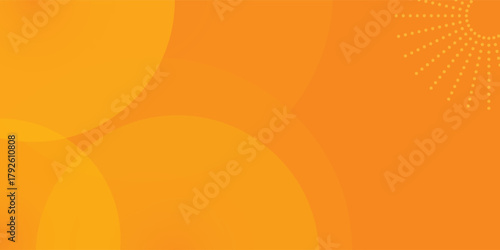 Concentric Circles of Warmth: A Gradient of Yellow and Orange Radiating Outward