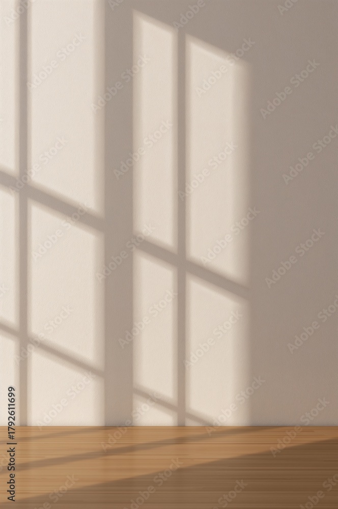 Fototapeta premium Minimal Product Mockup Background with Sunlight