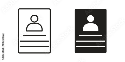 Enrollment icon logo design element. minimalist style icons