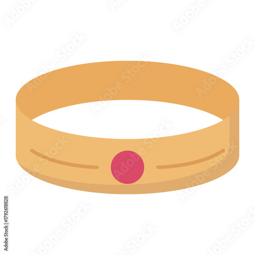Bangle Vector Icon which can easily modify or edit