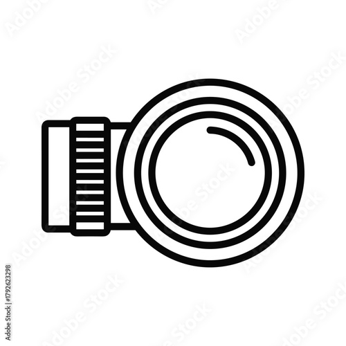 Camera lens icon