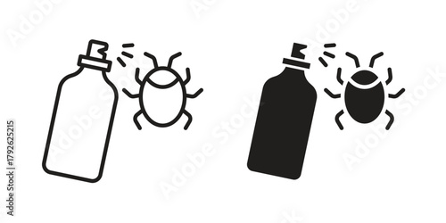 Insecticide icon logo design element. minimalist style icons