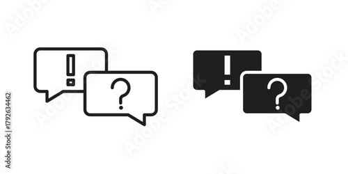 QNA icon logo design element. minimalist style icons