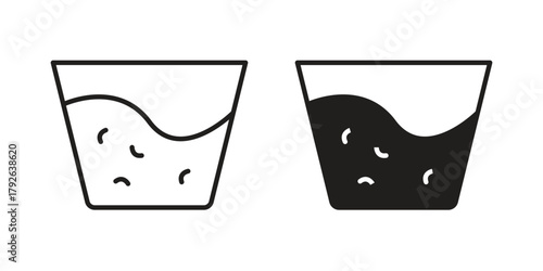 Soak icon logo design element. minimalist style icons