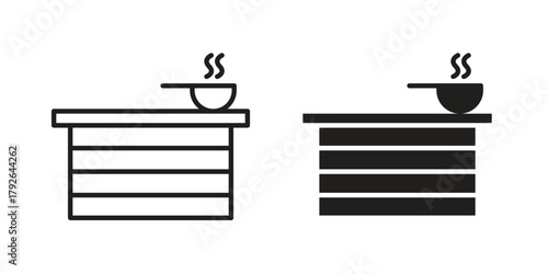 Turkish bath icon logo design element. minimalist style icons