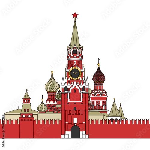Kremlin Moscow Russia Vector