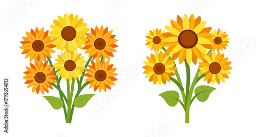 Bright sunflowers a symbol of summer and joyful celebrations
