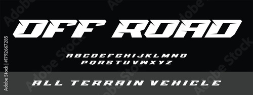 Rugged Off Road Display Font: Bold, Distressed Typography for Adventure and Outdoors