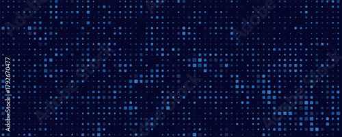 Abstract Finance Digital Business Background. Fintech Technology or Science Research Presentation Backdrop. Digital Crypto Business Vector Illustration.