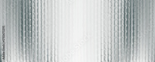 Reeded acrylic corrugated plastic texture. Diamond wavy sheet vector paper design. Luxury modern iridescent blurry glass. Reflection refraction effect. Clear fluid fluted stage. Polycarbonate gradient