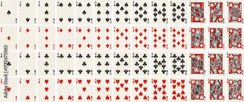 High-Quality Playing Cards Set - Scarlet