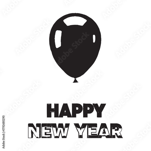 Collection of black  icons for celebrations and festive events.