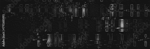 Glitch background. VHS grunge texture with noise effect and pixelation. Analog video digital errors. Retro pixel backdrop. Vector illustration.