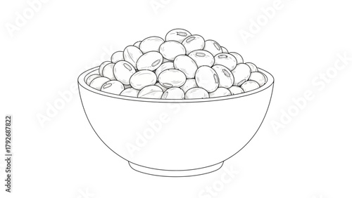 Bowl of soybeans