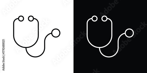 Check up icons. Editable Stroke. logotype design concept