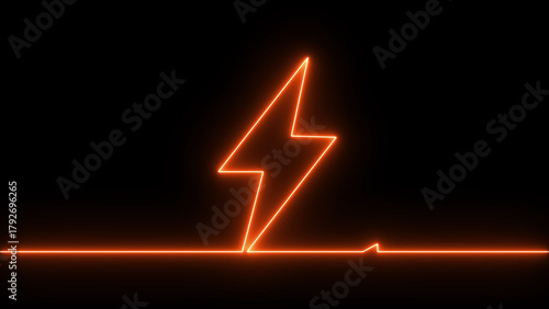 Glowing Neon Battery Charging JPEG, Neon Battery Charging Icon, Neon Battery Charge Symbol