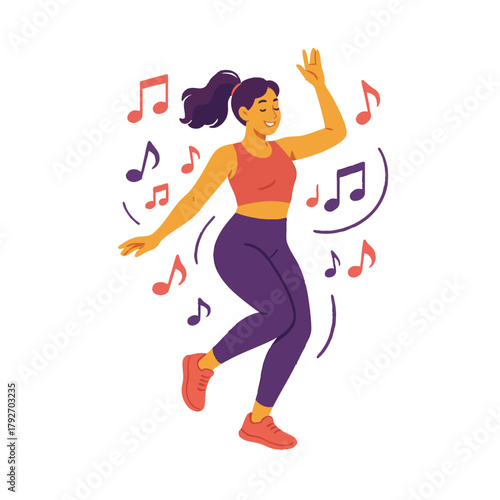 Dance Fitness vector