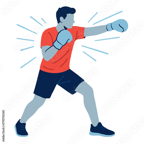 Boxing Training vector