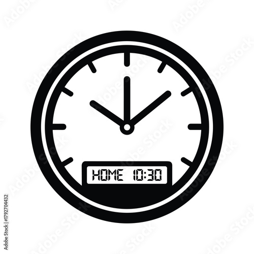 Kitchen timer icon, a simple and useful tool for cooking and baking tasks