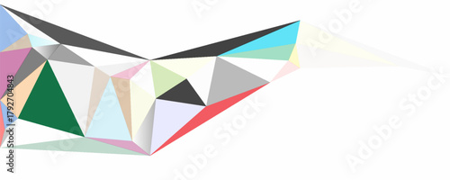 Light BLUE vector shining triangular layout. Glitter abstract illustration with an elegant triangles. Best triangular design for your business.