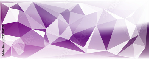 Dark Purple vector shining triangular background. Creative geometric illustration in Origami style with gradient. A new texture for your design.