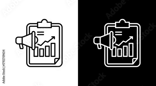 Regulatory Reporting  White Icon Set Design