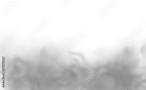 A soft veil of drifting smoke spreads across the dark background. Its pale edges twist gently in the dim light. The mist forms a calm ethereal shape. PNG