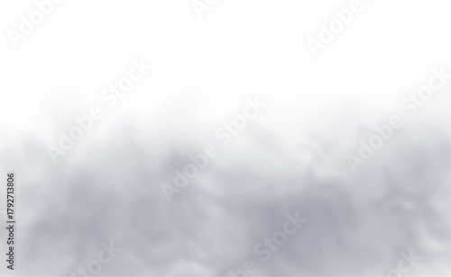 A thin fog ribbon snakes through the dim background. Its curves shift in quiet motion. The faint mist builds a soft moody ambiance. PNG