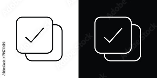 Select all icons. Editable Stroke. logotype design concept