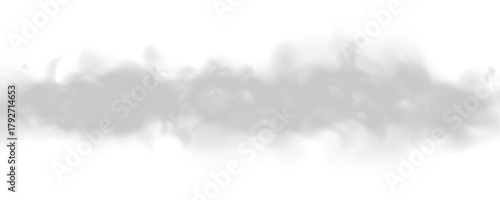 White mist forms a floating veil. It hangs above the surface quietly. Thin curls move in slow motion. PNG