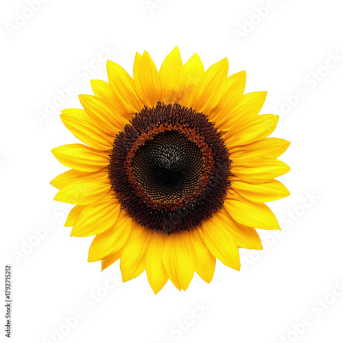 Isolated sunflower on Transparent Background