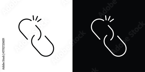 Weakness icons. Editable Stroke. logotype design concept