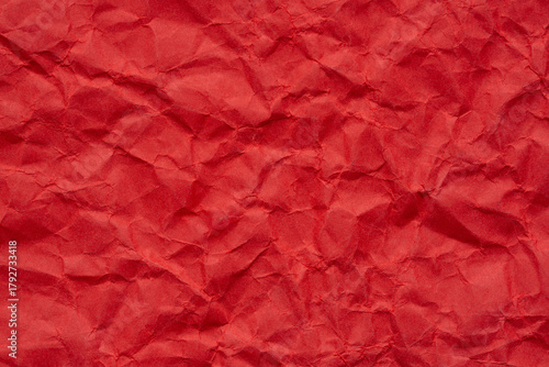 Wallpaper Mural Macro crumpled red paper background,Bright red crumpled paper background,Red crumpled paper texture macro,Red crumpled paper as a texture or background. Bright red crumpled paper for backgrounds, Torontodigital.ca
