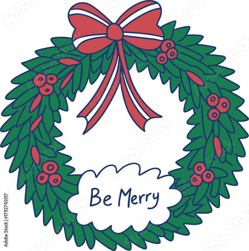 Christmas Frame Hand-drawn SVG