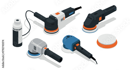 Isometric orbital sander collection modern electric power tools overview