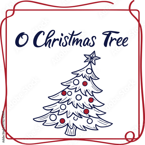 Christmas Frame Hand-drawn SVG