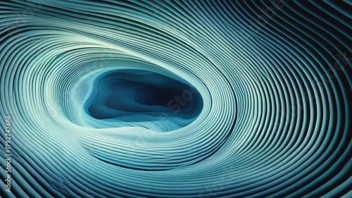 Swirling Vortex: The image unveils a mesmerizing tunnel of rippling patterns. Suggesting depth and movement, this striking visual captures the intrigue of the unknown and invites exploration